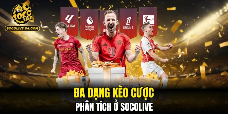 Đa dạng kèo cược phân tích ở SOCOLIVE
