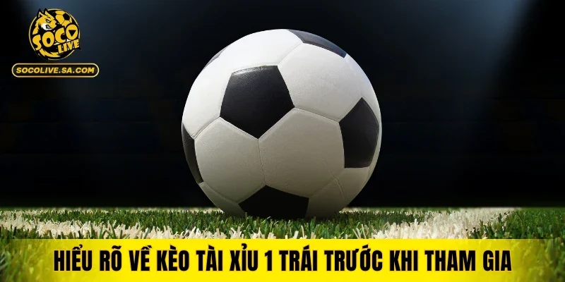 Hiểu rõ về kèo tài xỉu 1 trái trước khi tham gia